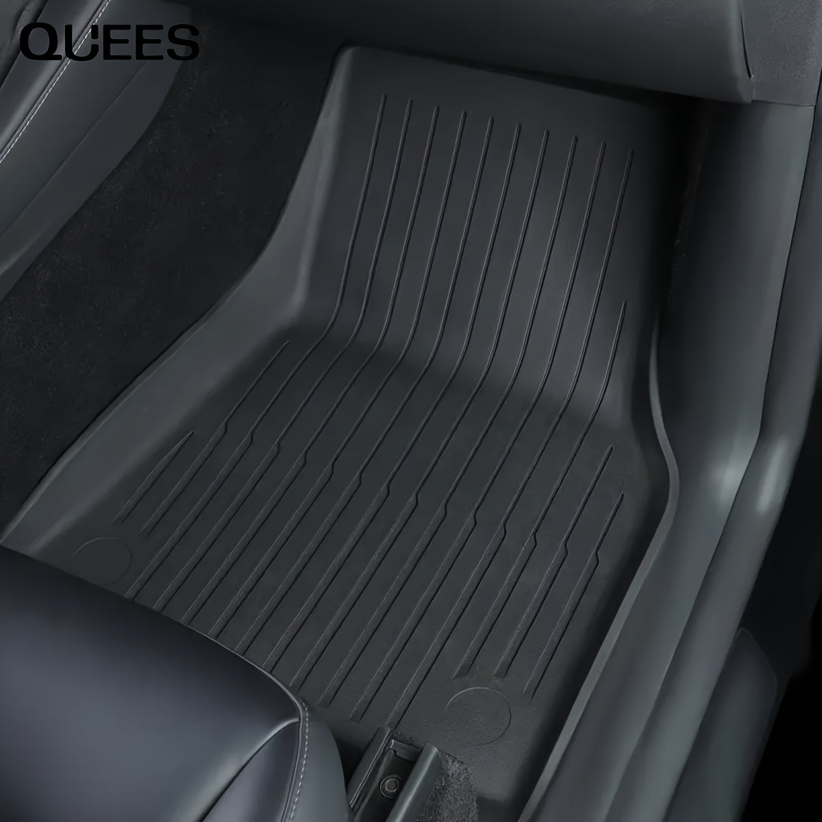 Car Floor Mats for Model Y and Model 3 TPE Durable Floor Liners