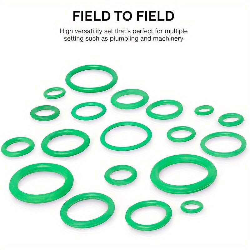 Набор из 530 резиновых уплотнительных колец 18 размеров, устойчивых к высоким температурам и давлению