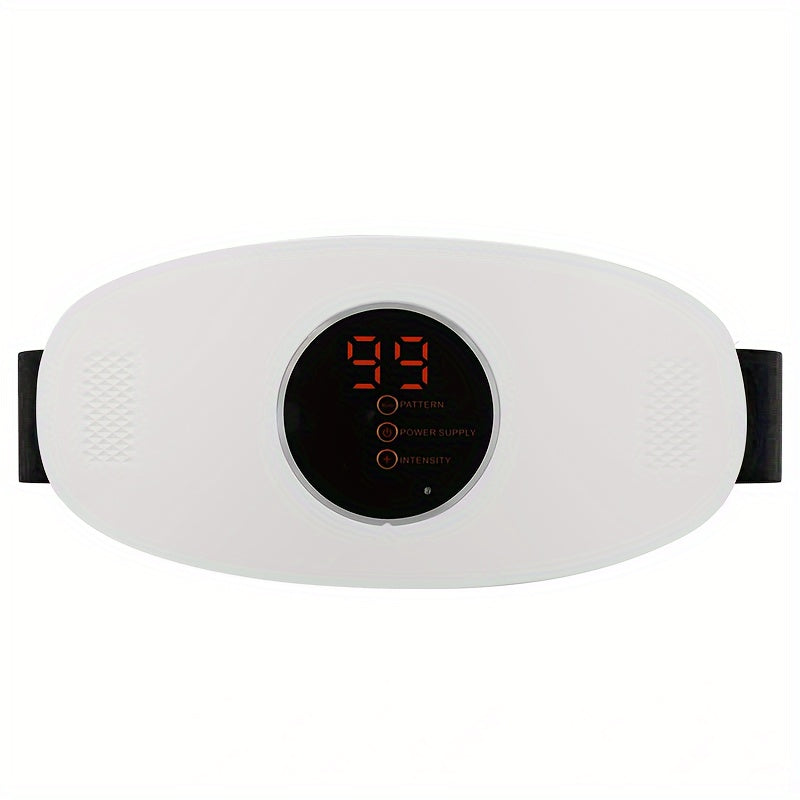 Rechargeable Waist Massager with Vibration and Elastic Belt USB Charging