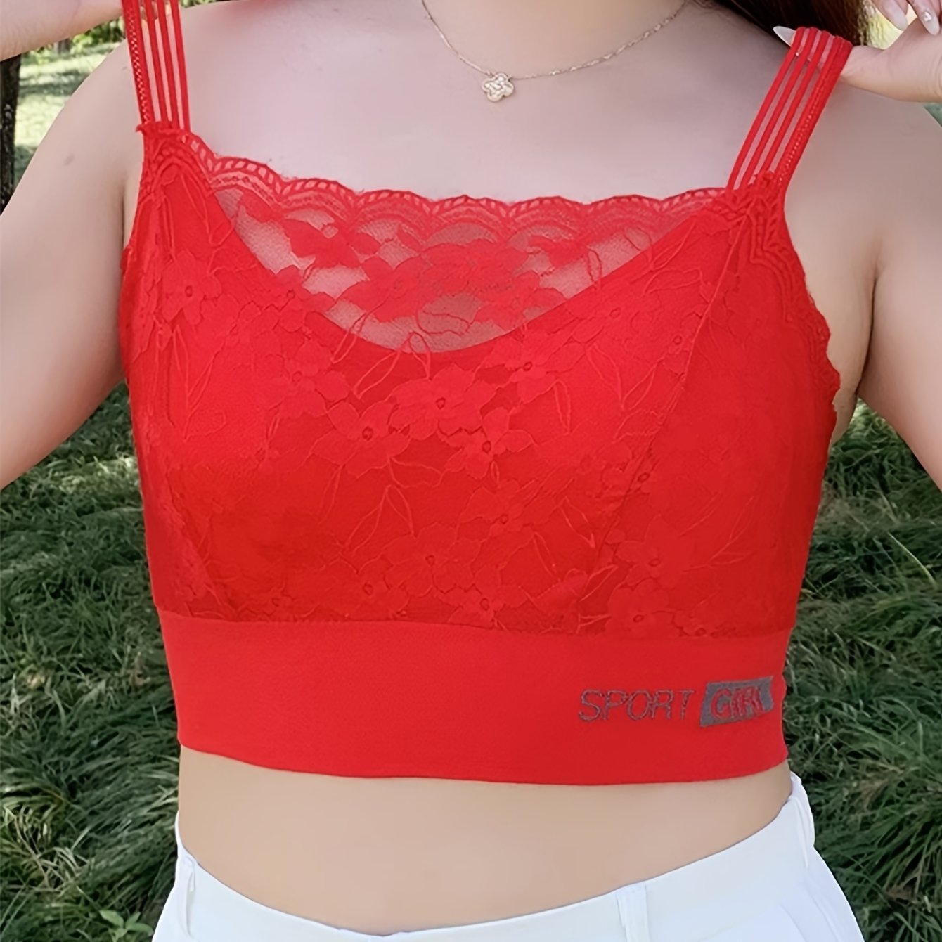 Women's Lace Padded Bra Breathable Comfortable Underwear