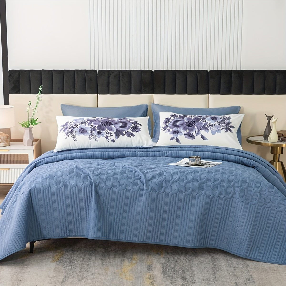 3 ta mustahkam rangli mikroto'qima yotoq to'plami, yotoqxona yoki yotoq xonasi uchun qulay yotoq to'plami (1 ta yotoq to'plami va 2 ta yostiq qopqog'i kiradi, yostiqlar kiritilmagan)