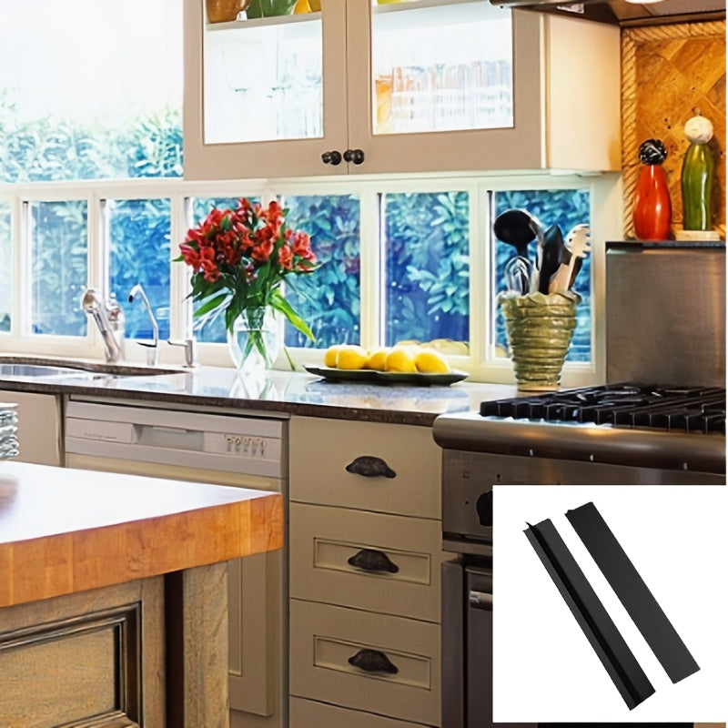 Pechka bo'shlig'i uchun silikon lenta - Oshxona ishqalanishini himoya qiling, pechka va ishqalanish o'rtasidagi bo'shliqlarni yopib qo'ying, pishirish uchun zarur, issiqqa chidamli