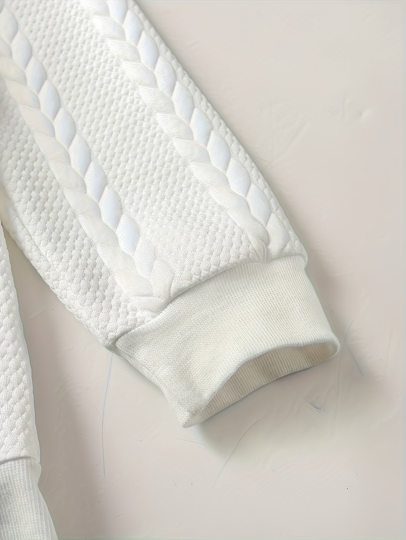 Plus-Size Men's Hooded Sweatshirt with Kangaroo Pocket Casual Polyester Knit