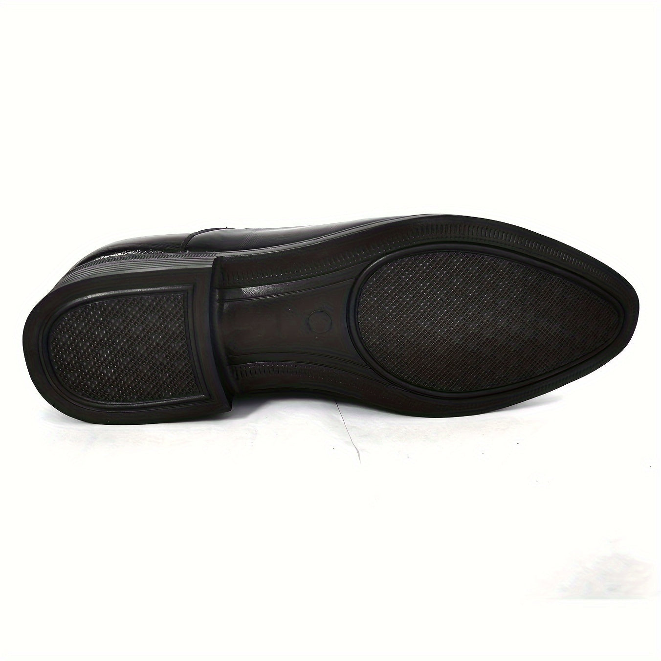 Men's PU Pointed-Toe Loafers Slip-On Formal Shoes for Office Spring Summer Autumn