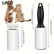 100-Sheet Pet Hair Removal Lint Roller Extra Sticky for Clothes Furniture Carpet