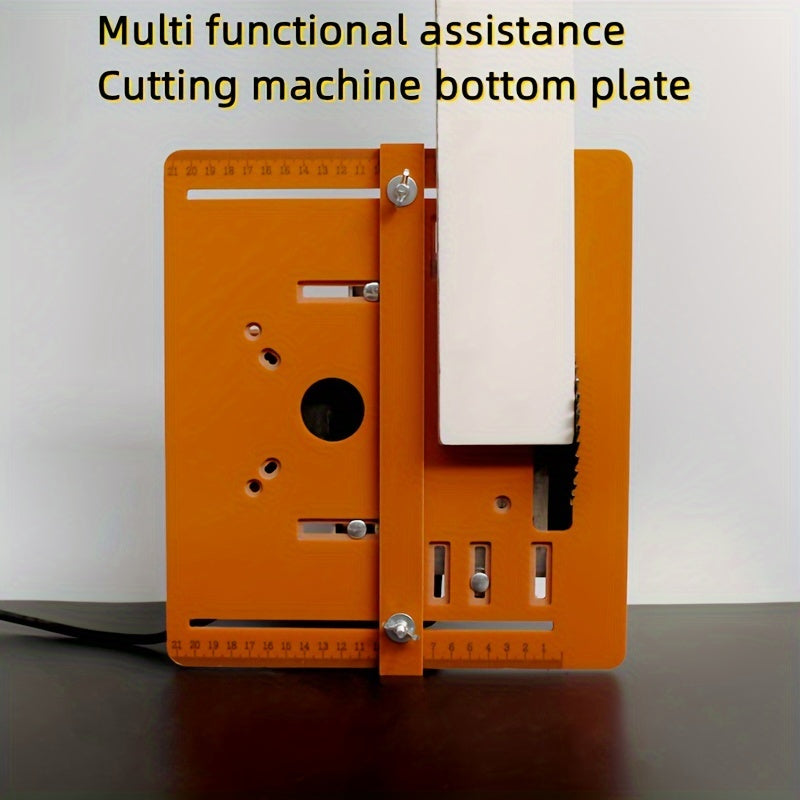 Electric Tile Cutting Tool for Ceramic and Wooden Boards with Measurement Markings Orange No Power Needed