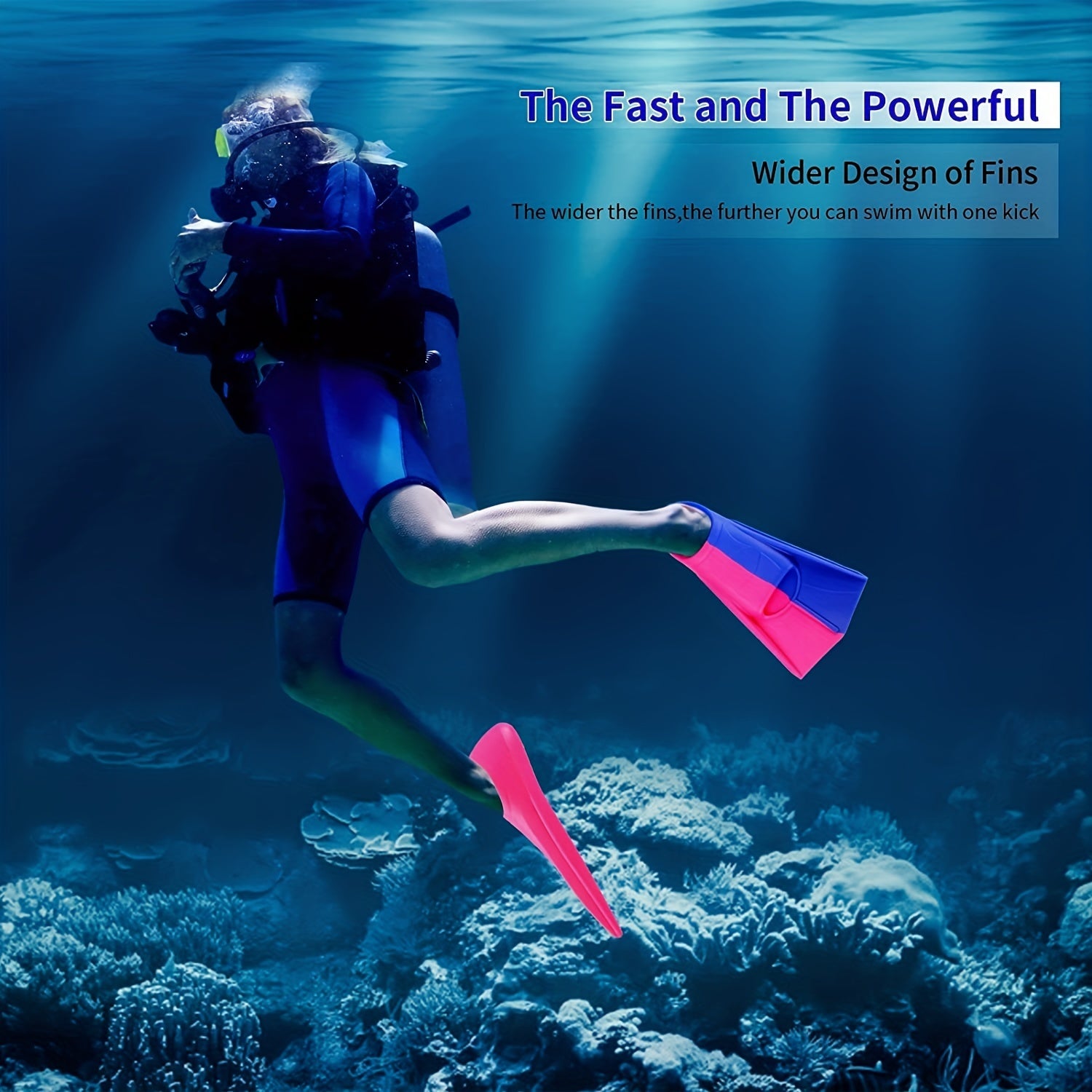 Kids Silicone Swim Fins for Beginners Full Foot Mixed Color