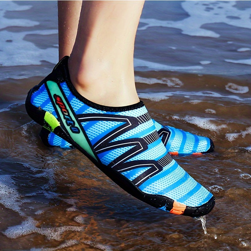 Women's Water Socks Quick Dry Breathable Non Slip Stripes for Swim Surf Fishing