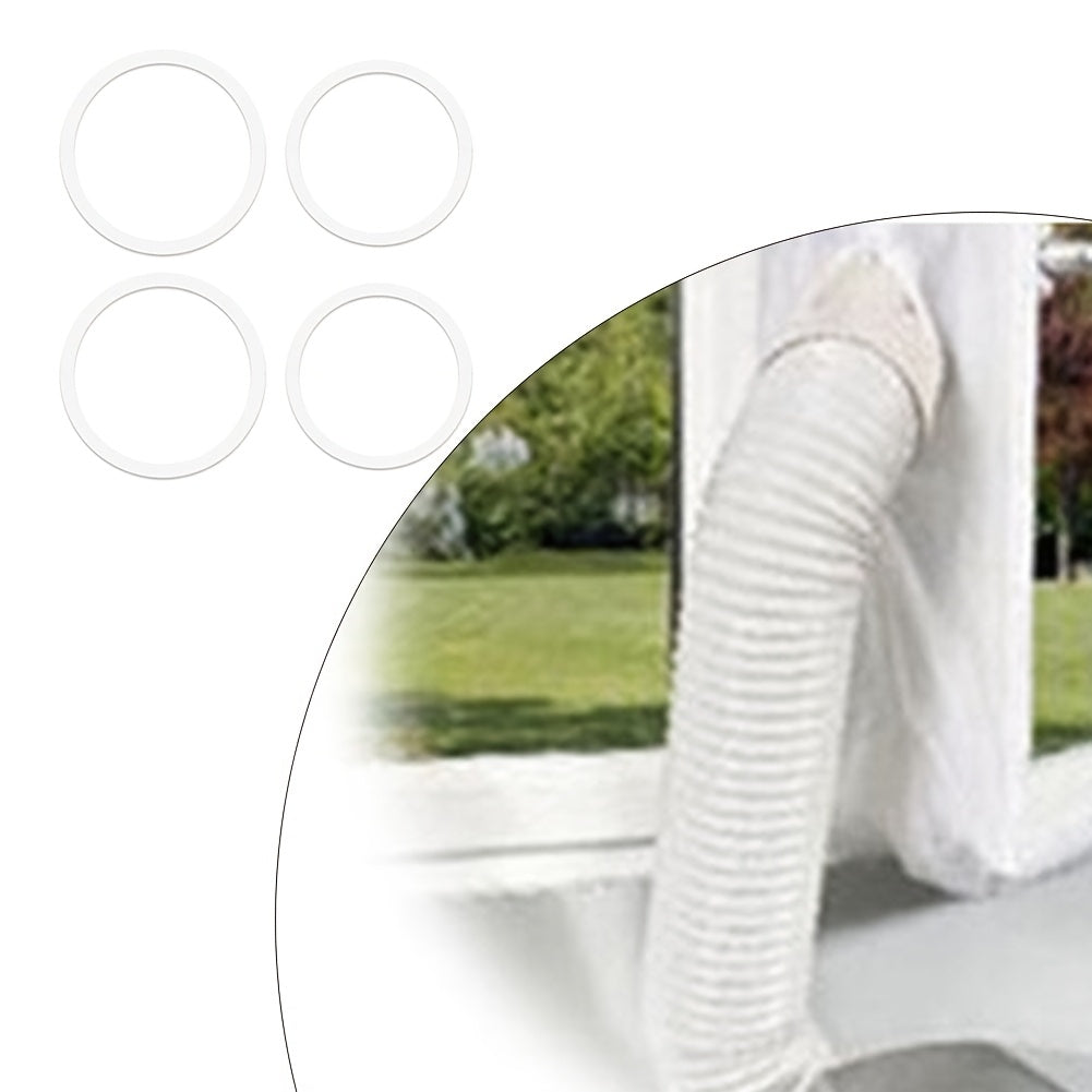 Accessories Set of 2 for Mobile Air Conditioner Exhaust Pipe 13cm Snap Ring