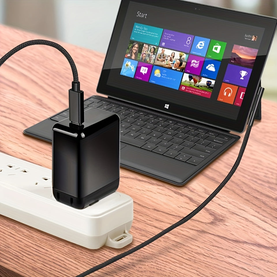 Fast Charging USB-C Cable for Surface Pro 3 4 5 6 7 8 15V 50-80W