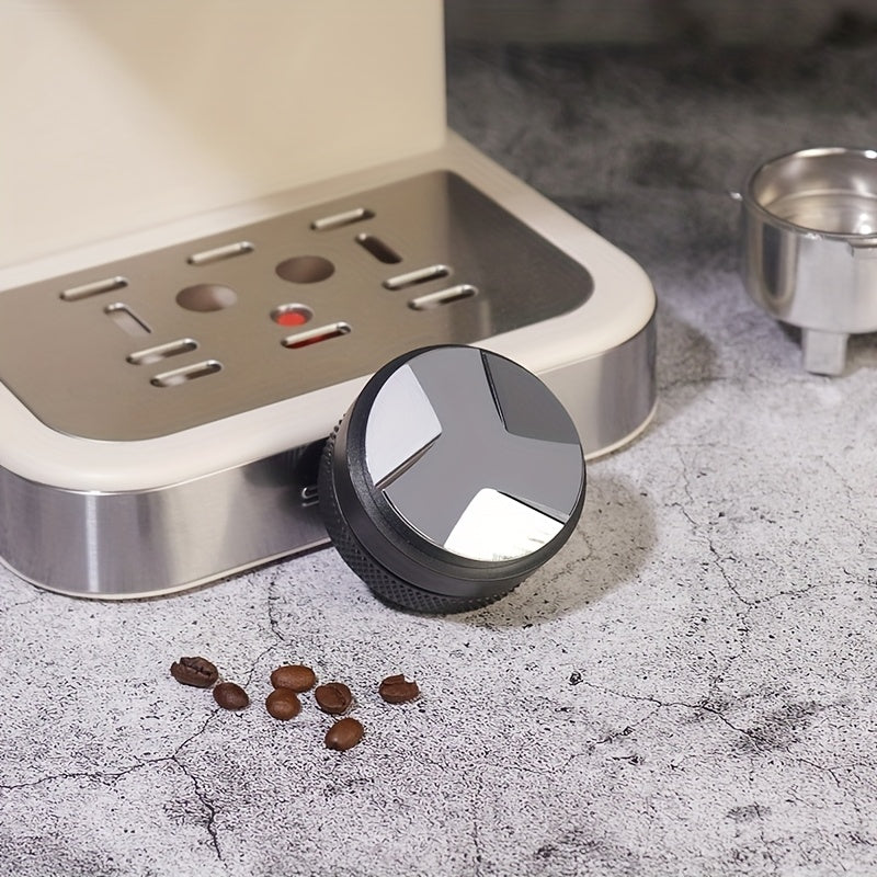 Aluminum Alloy Espresso Tamper Barista Coffee Distribution Tool Adjustable Depth