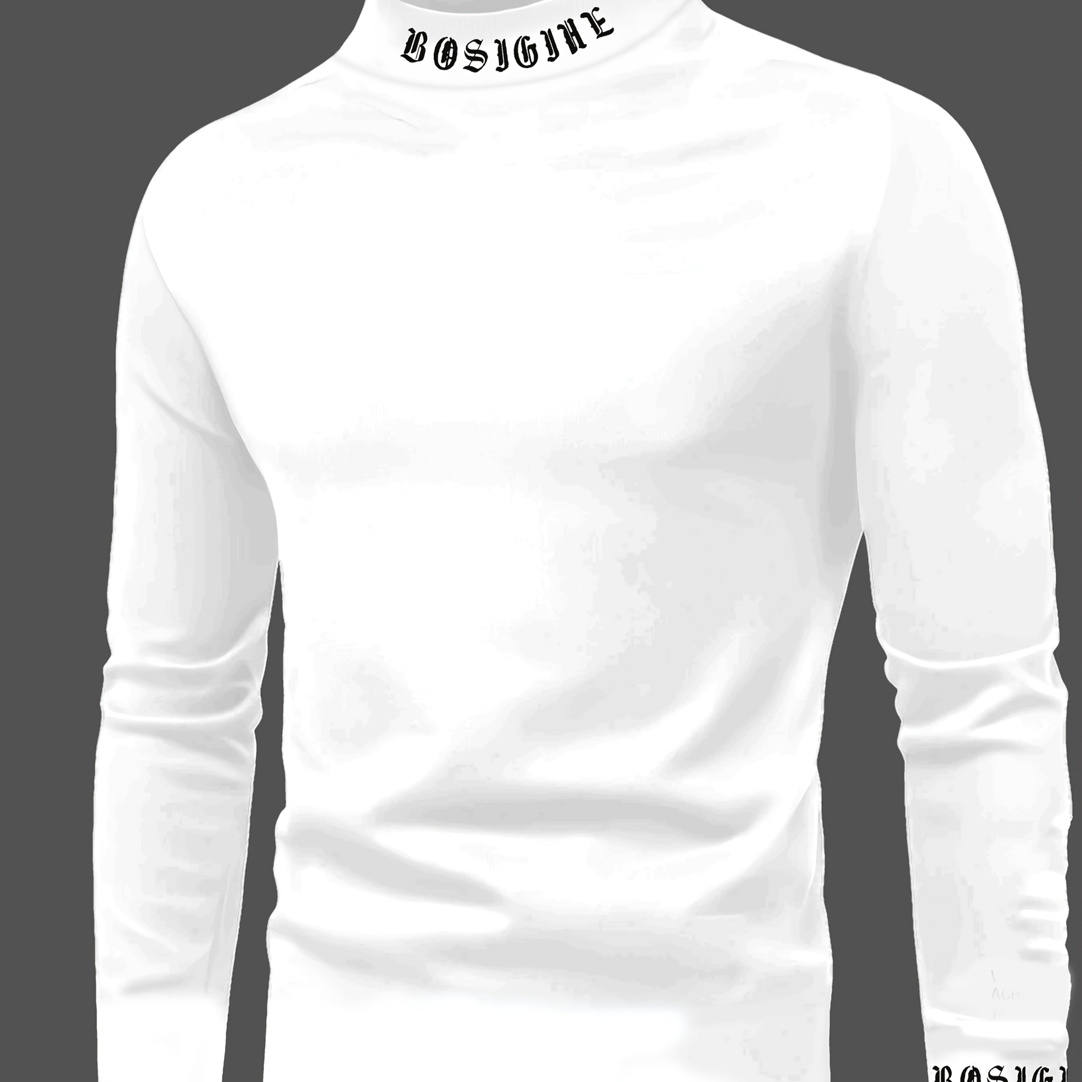 Top de manga larga con estampado para mujer hecho de 100% poliéster para primavera y otoño casual