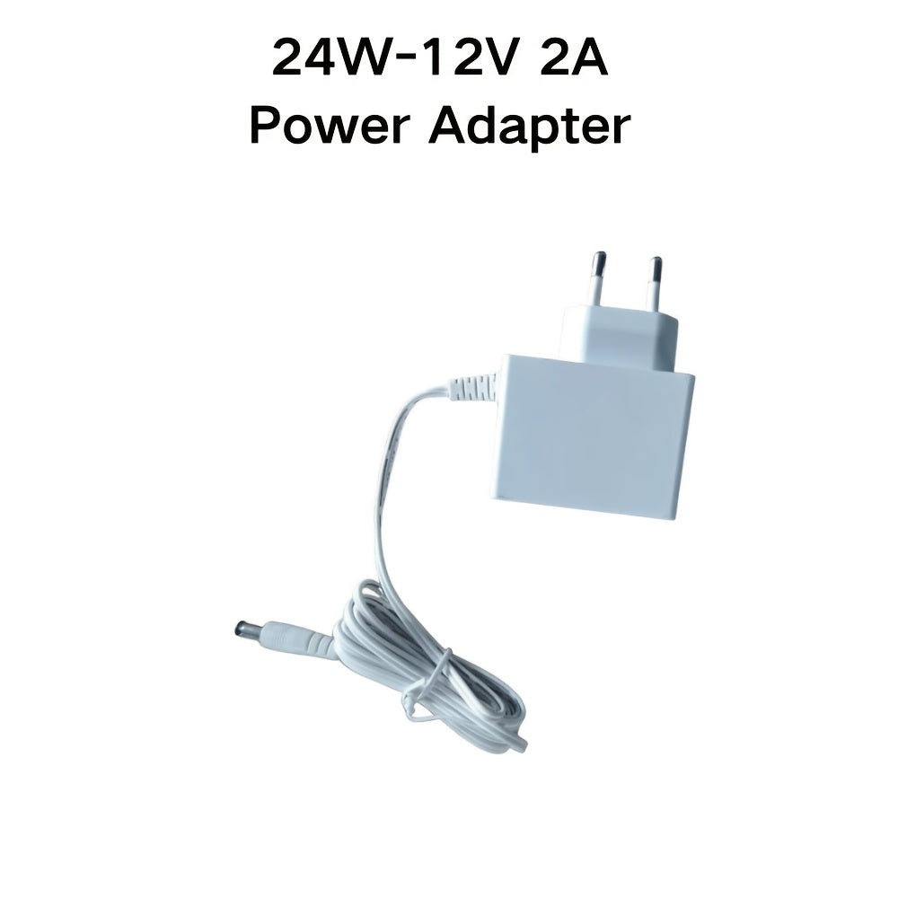 GEO Quvvat Manbai Adapteri 6W-24W, 9V-12V, 0.5A-2A, AC dan DC ga, 5.5mm*2.1mm*10mm, Devorga o'rnatiladigan Zaryadlovchi O'rnini Bosuvchi Kabel, Yevropa Standarti Ustuni, Kamera, LED Lenta, Dinamik uchun Yengil Dizayn.