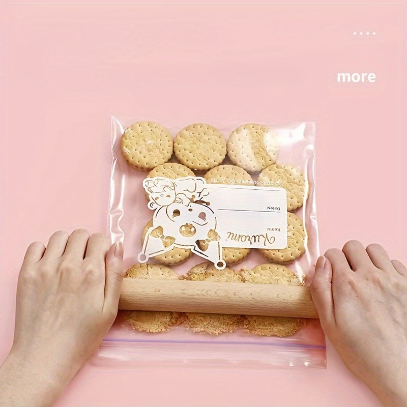 Self-Sealing Food Storage Bags Airtight Transparent Kitchen Organizer 1pc