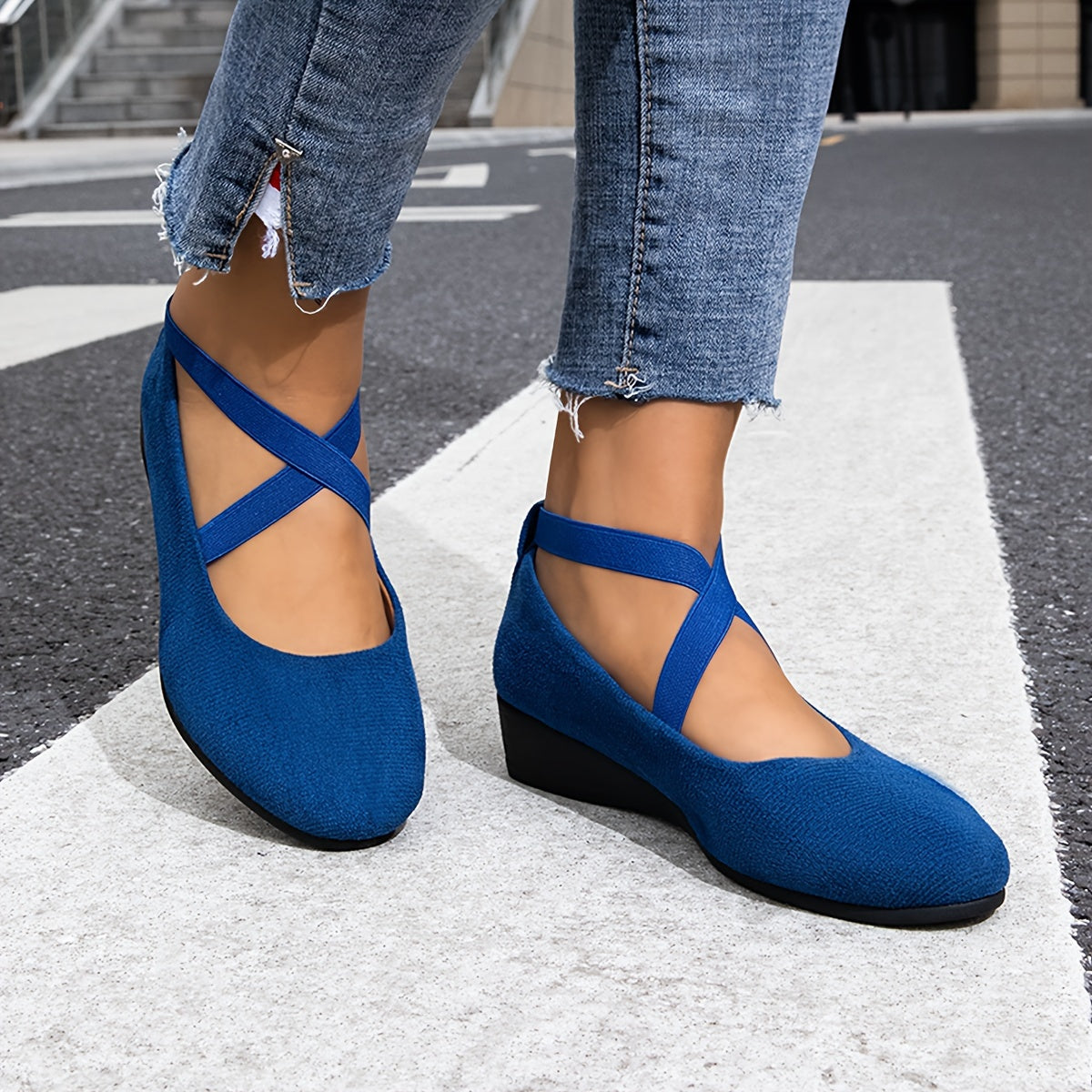 Ayollar uchun kengaytirilgan poyabzal, kundalik Mary Jane, bir rangli, osongina kiyinadigan, qora, nude, ko'k