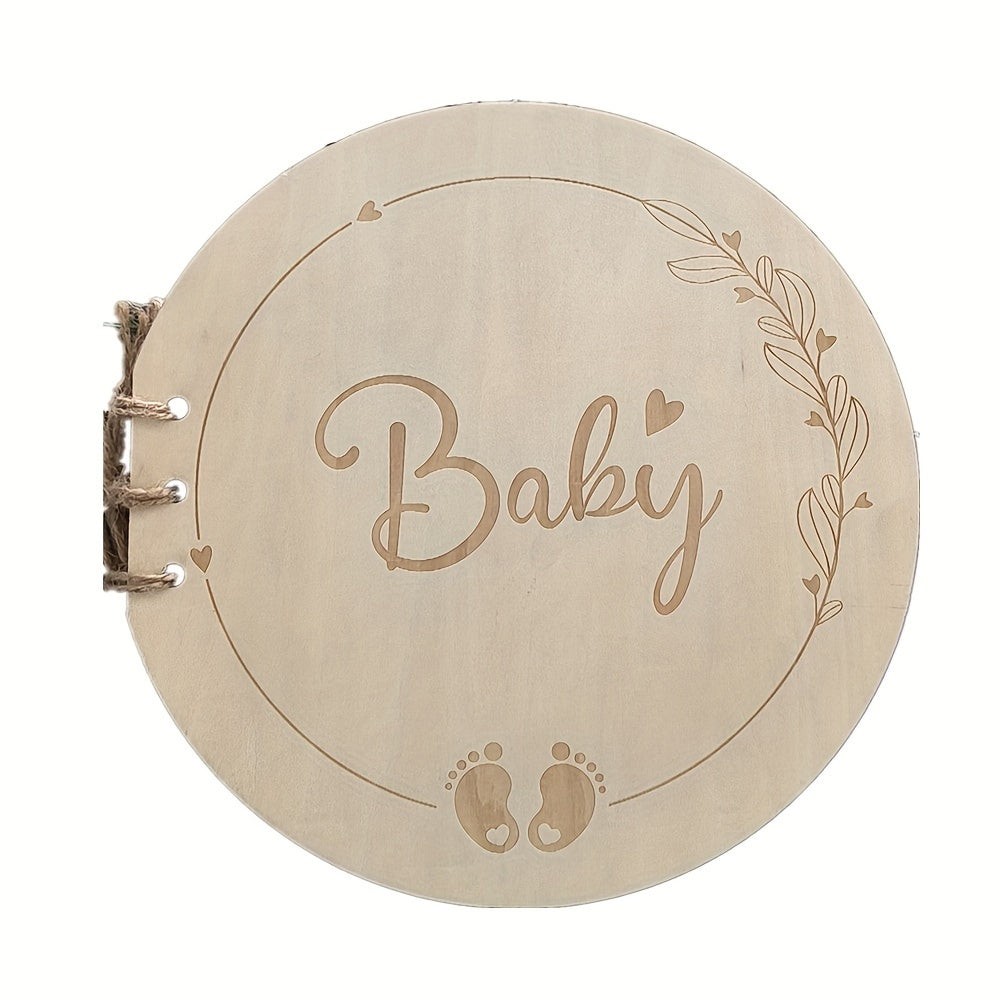 Libro de visitas de madera para ducha, recuerdo, decoración para el hogar, para el Día de la Madre y días festivos