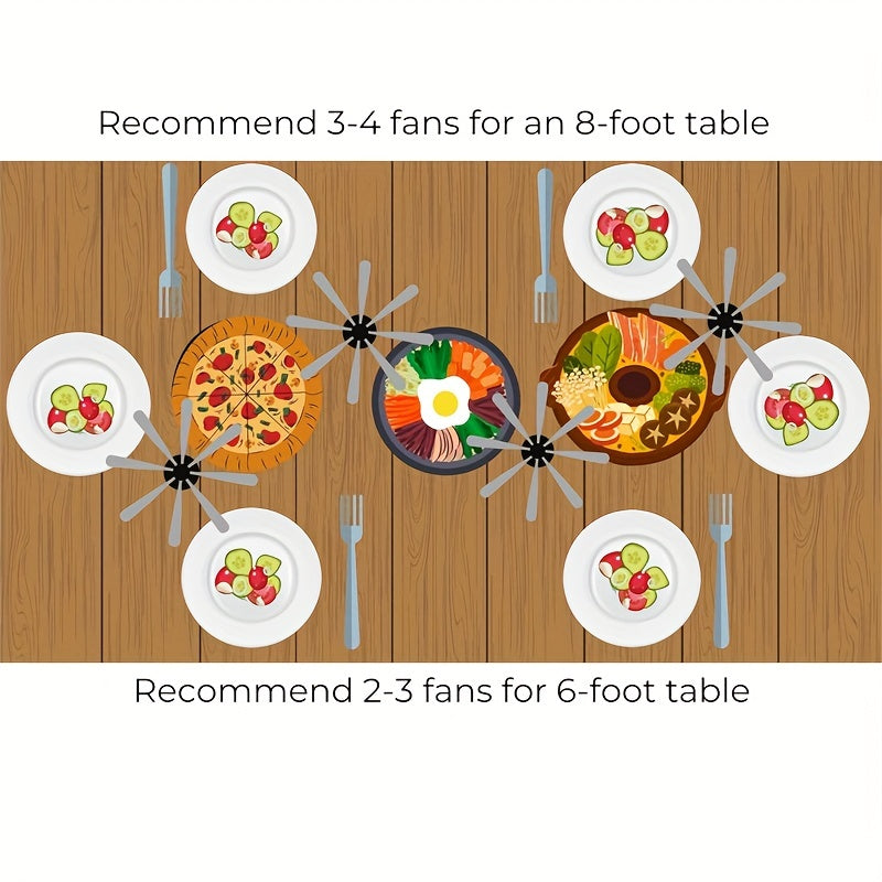 Outdoor Mosquito Repellent Fan Battery Powered Fly Catcher for Kitchen Home