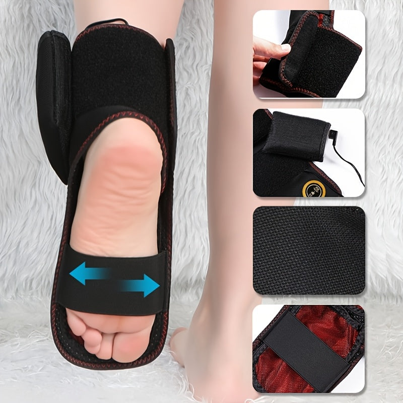 Unisex USB Heated Ankle Massager with Adjustable Temperature and Sports Protection