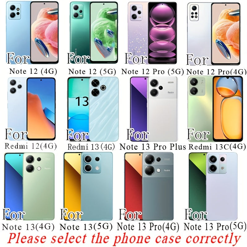 Heavy-Duty Shockproof Phone Case with Metal Stand and Card Slot for Redmi Note 13 Pro Plus 12 Pro 11 Pro