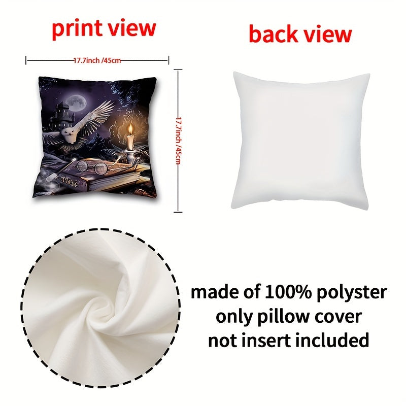 Dekorativ O'rdek va Qasr Yostiq Yopqichi 44.96cm Daga To'qimachilik Zipper Yopilishi uchun O'rta Xona