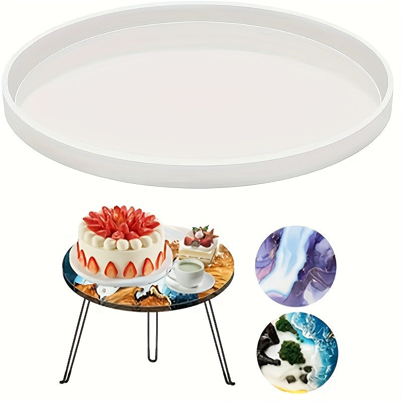 Large Resin Casting Molds 14 Inch Round Silicone for Epoxy Art and Crafts