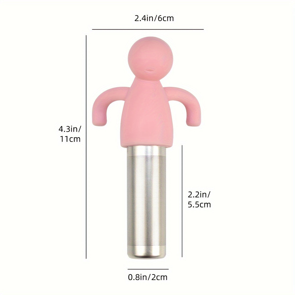 Set of 6 Vibrant Silicone Tea Infusers for Loose Leaf Tea, Durable and Flexible