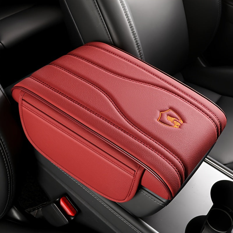 Memory Foam Car Armrest Cushion Stylish Comfortable Anti-Slip Easy Install