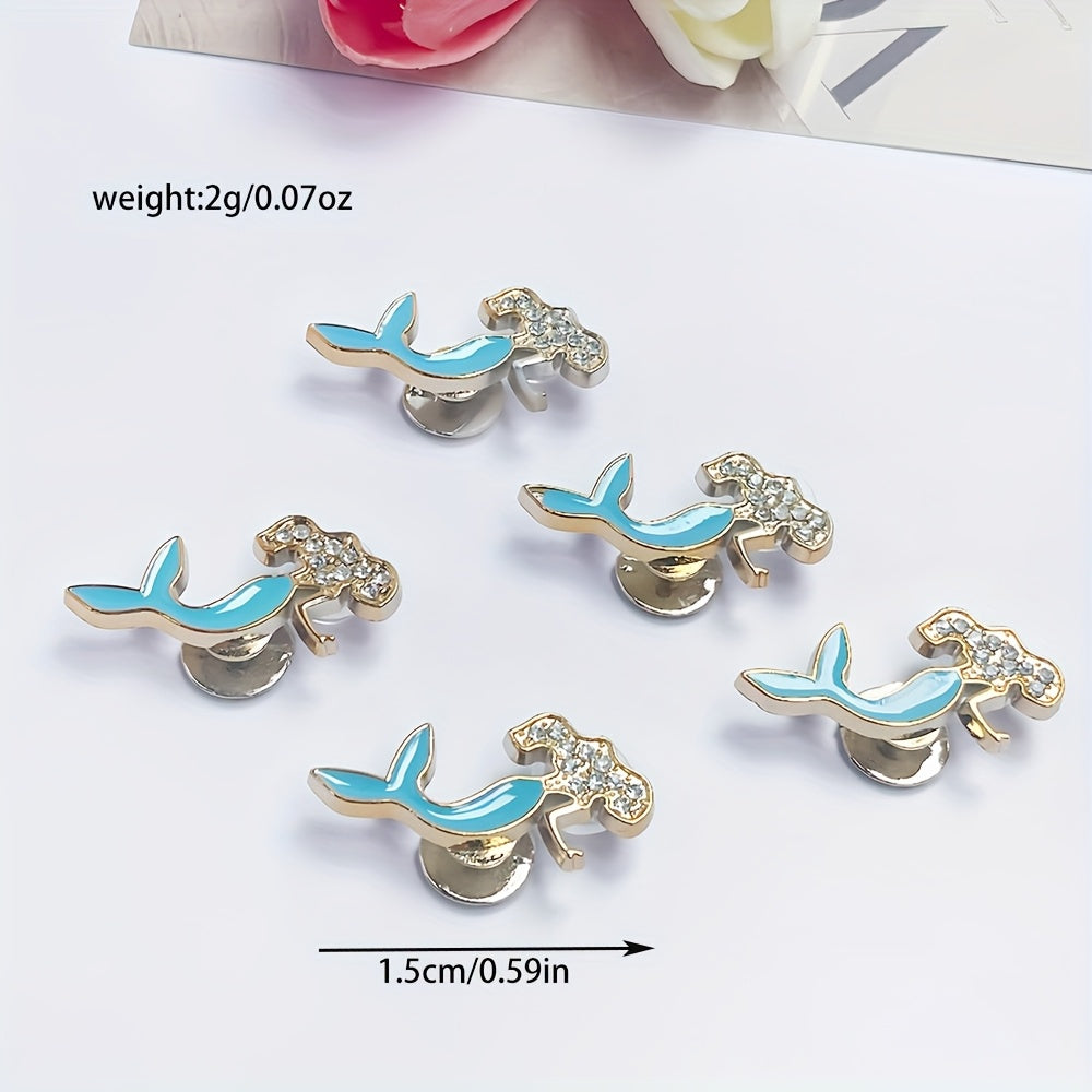 Women Kids Resin Shoe Accessories 18PCS Starfish Shell Detachable Charms