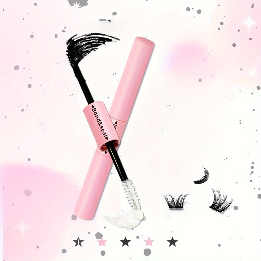 Women's Black Waterproof Lash Bond and Seal 2-in-1 Eyelash Glue