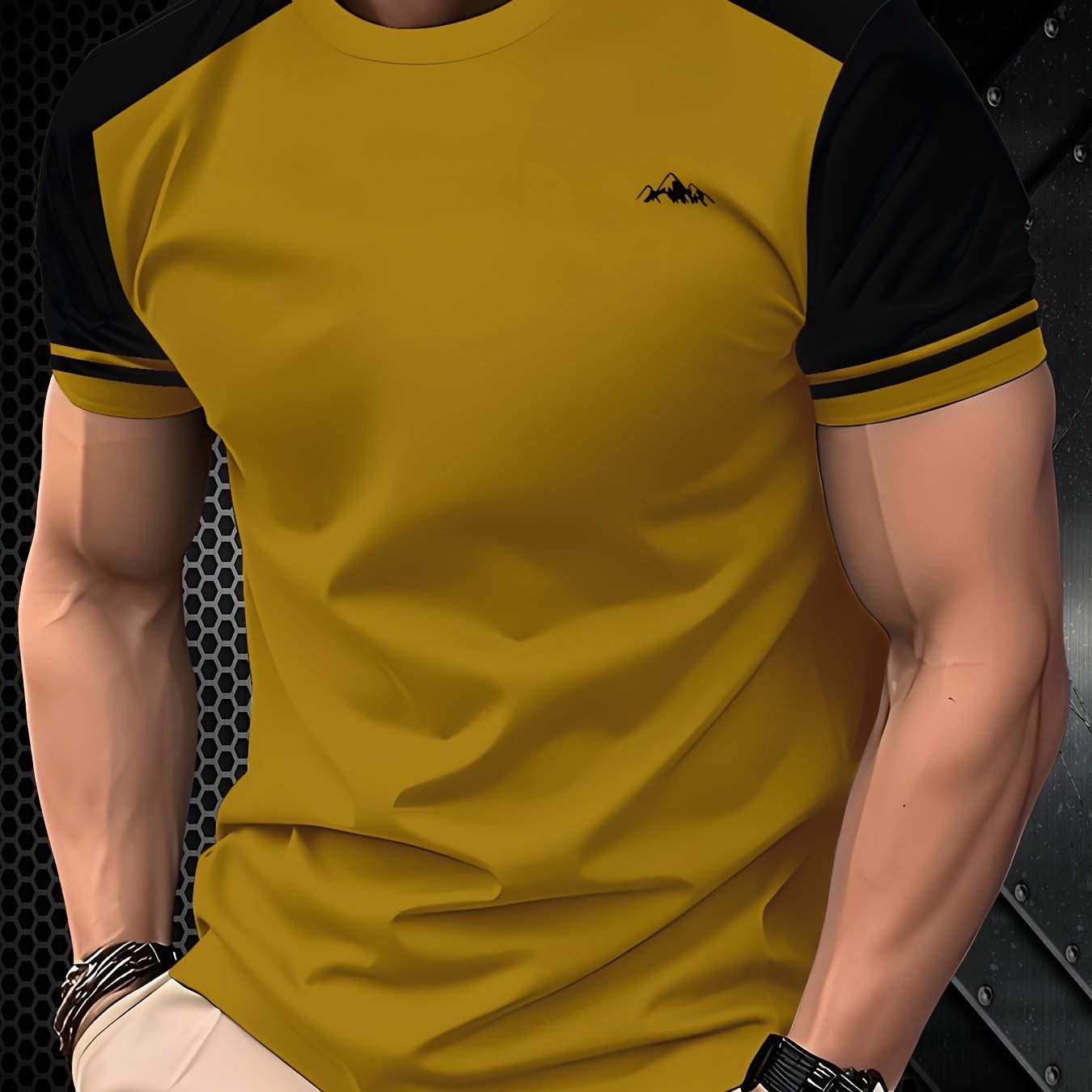 Erkaklar uchun yumshoq bo'yinli futbolka, 100% polyester to'qilgan matodan tayyorlangan, bir rangda. Har mavsumda kiyish uchun oddiy moslama. Mustahkam va zamonaviy oddiy futbolka.