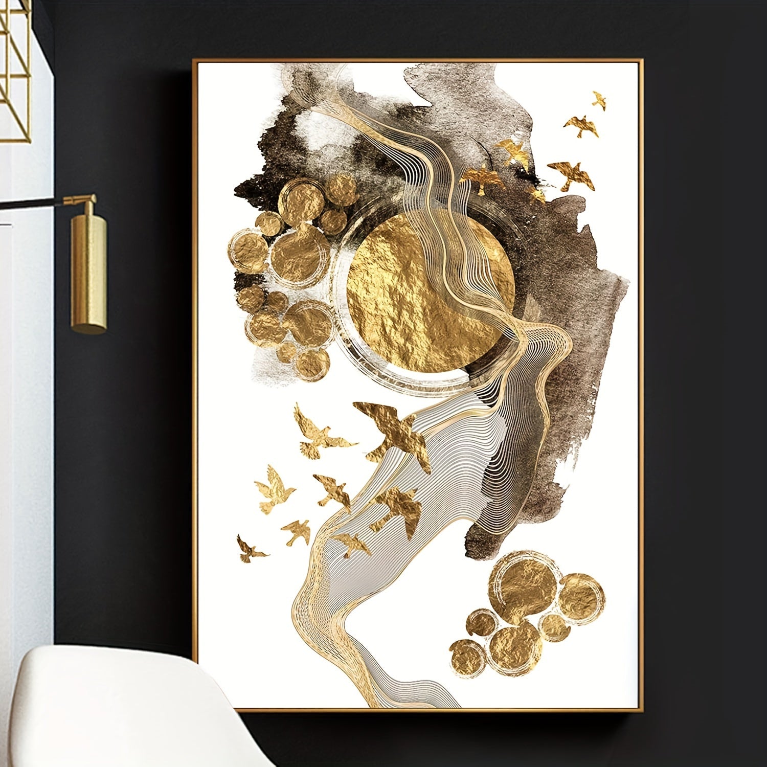 Золотой листовой набор, водоразбавляемый клей и лак, подходящие для рукоделия, живописи и художественных работ.