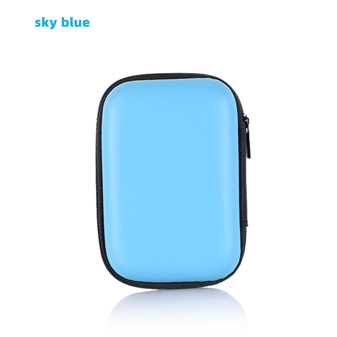 Portativ Tashqi USB Qattiq Disk SSD Qutisi Mobil Quvvat Manbai, Quloqchinlar va Aksessuarlar uchun Saqlash Sumkasi - Uy Tashkiliy uchun Zipli Qop