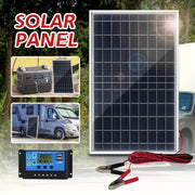 Portable Solar Panel Kit with 60A/80A/100A Controllers for Camping Hiking Boats and Power Banks