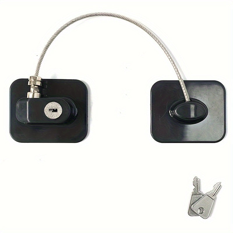 Security Locks Set for Cabinets Windows Refrigerator Uncharged Power Mode