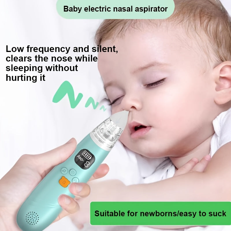 Bolalar uchun professional versiyadagi Elektr burun tozalagich, sozlanadigan so'rish kuchi, tinchlantiruvchi musiqa va chiroqlar, yumshoq silikon uchlari bilan, binafsha/yashil ranglarda mavjud.