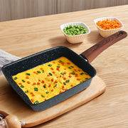 Egg Pan Nonstick Granite Stone for Tamagoyaki Japanese Omelette PFOA Free Induction Suitable