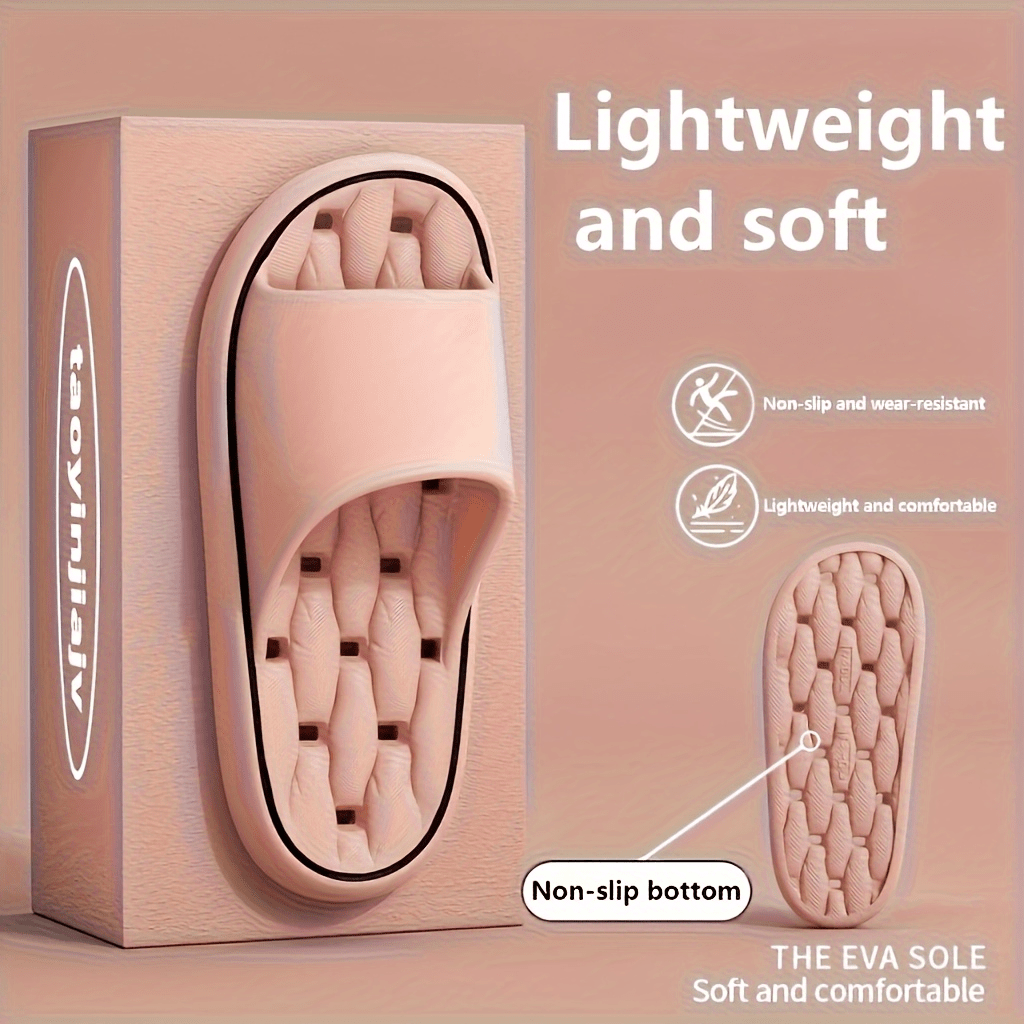 Women Indoor Slippers Comfortable Soft Sole Slip-On Casual Sandals