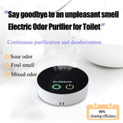 Портативный очиститель воздуха для туалета, компактный, удаление запахов, низкий уровень шума