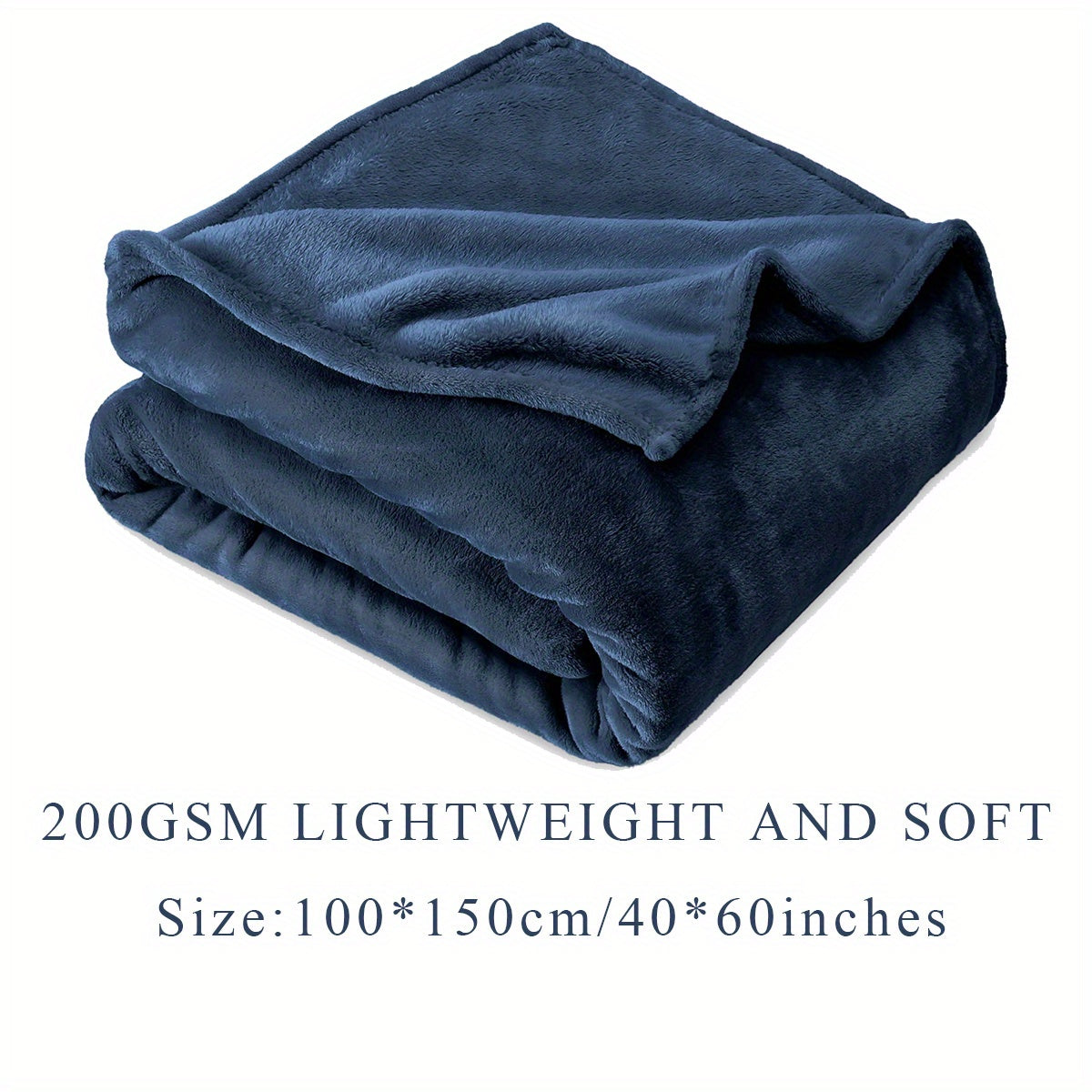Solid Flannel Blanket 200G Single Piece