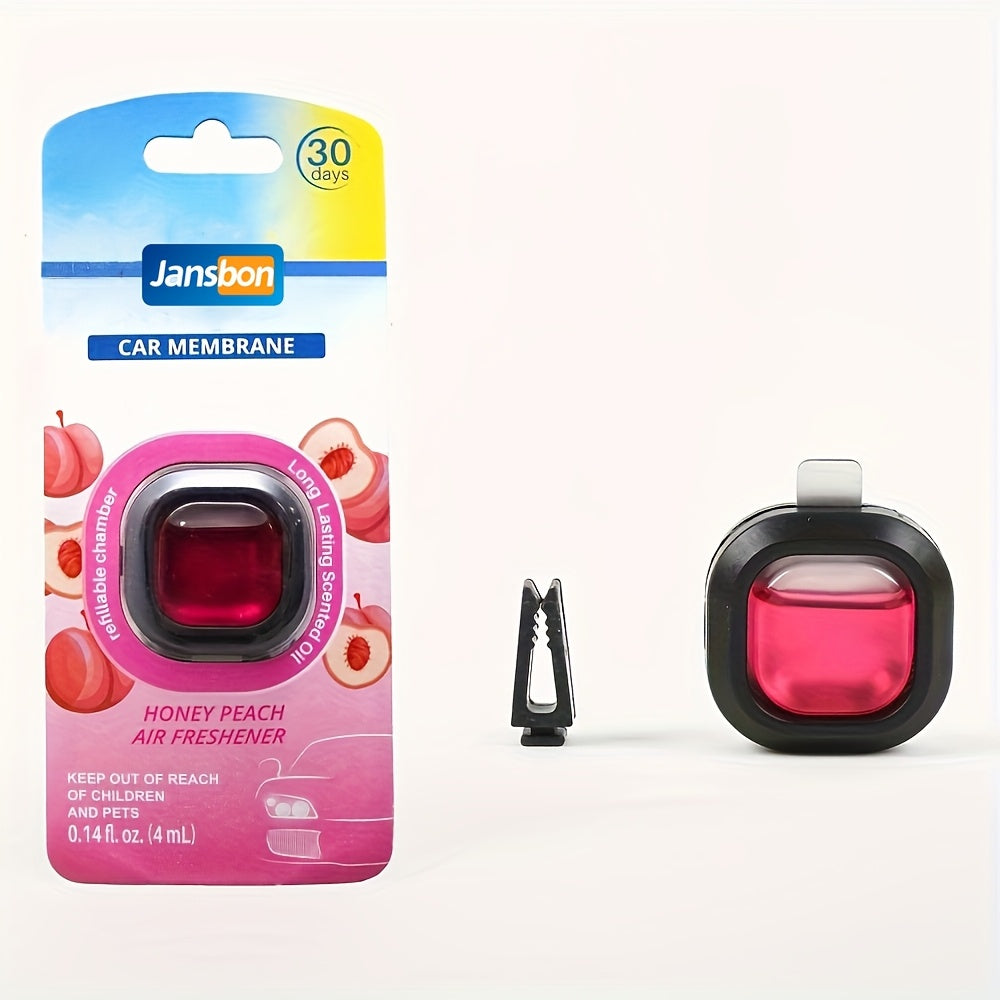 Avtomobil ichki hidi yo'qotuvchi vent klipi hidi tozalovchi 4ml Avtomobil havo tozalovchi