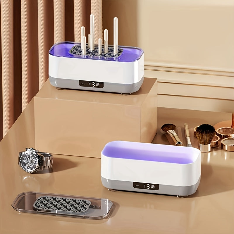 Avtomatik makiyaj cho'tkasi tozalash vositasi, USB bilan quvvatlanadigan litiy batareya, zargarlik buyumlari, ko'zoynaklar va kichik buyumlar uchun