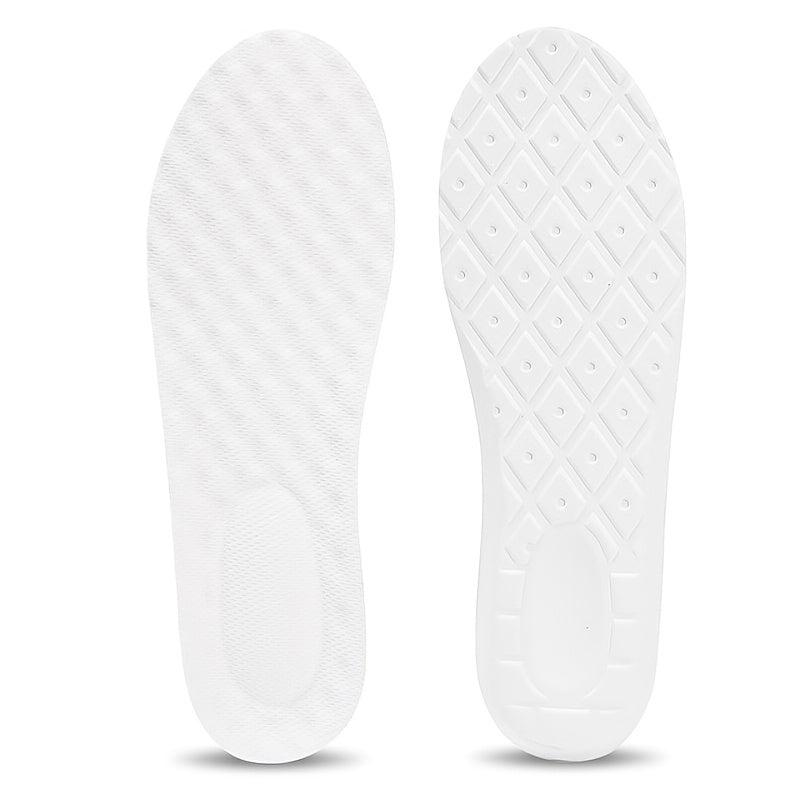 Unisex Sports Insoles Gel Shock Absorption Arch Support Orthopedic EVA 2-Piece Set