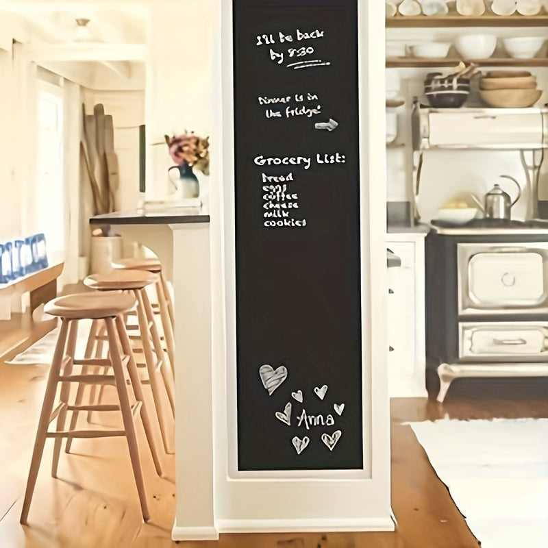 Blackboard Sticker for Home School Office Magnetic Black Surface for Drawing and Teaching