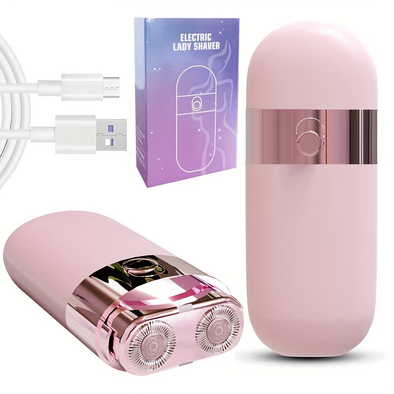 Electric Shaver for Painless Underarm and Bikini Hair Removal Rechargeable Lithium Battery