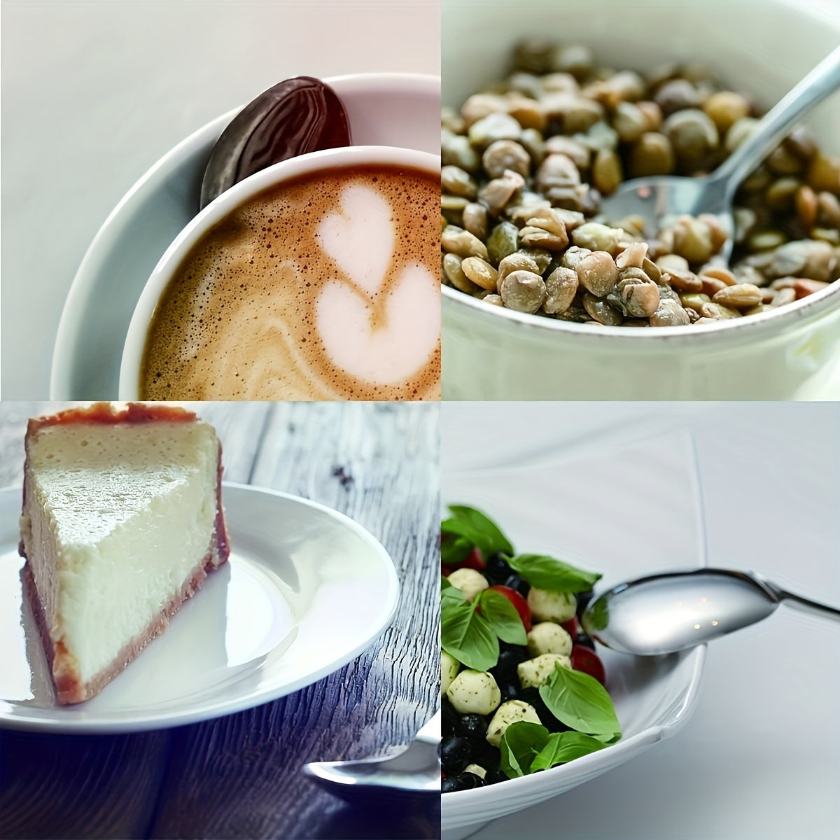 Stainless Steel Carved Spoon for Coffee Jam Soup Gift Idea