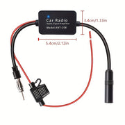 Universal 12V Car Radio Signal Amplifier FM Booster Windshield Mounted