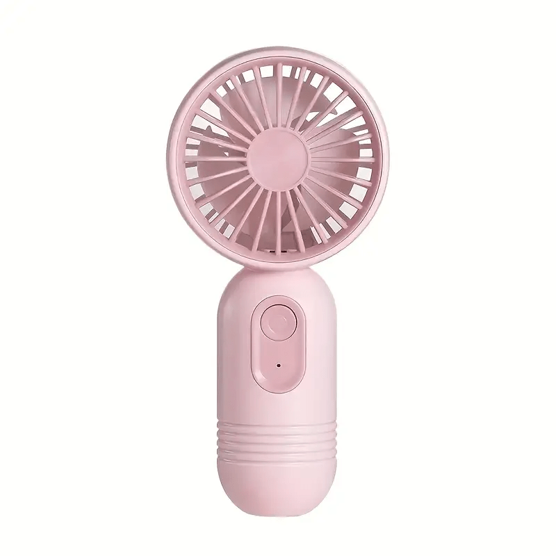 Mini Portable Handheld Fan with 3 Speeds USB Rechargeable Eyelash Fan for Office Travel Camping