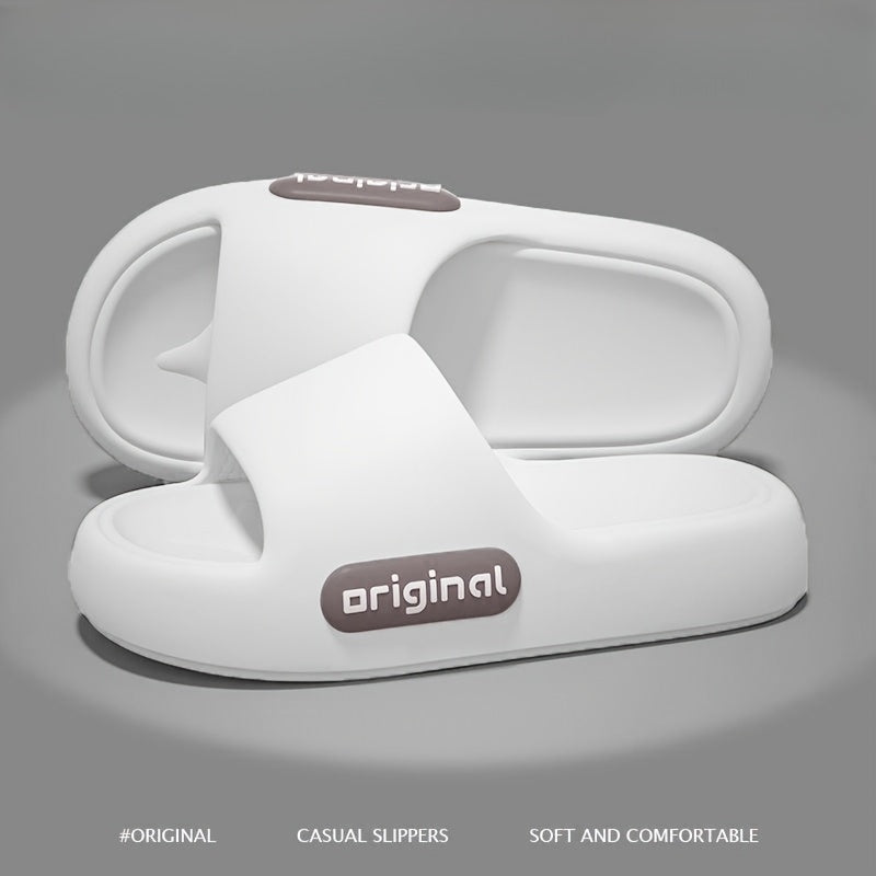 Ayollar uchun EVA slayd sandalki, qulay qalin tagli ichki va tashqi uy uchun choyshablar, qizil