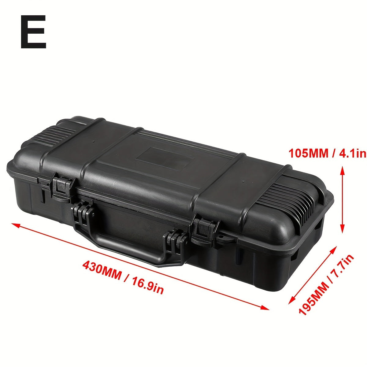 Black Hard Shell Suitcase with 6 Sizes Shockproof Wear-Resistant Travel Storage Case