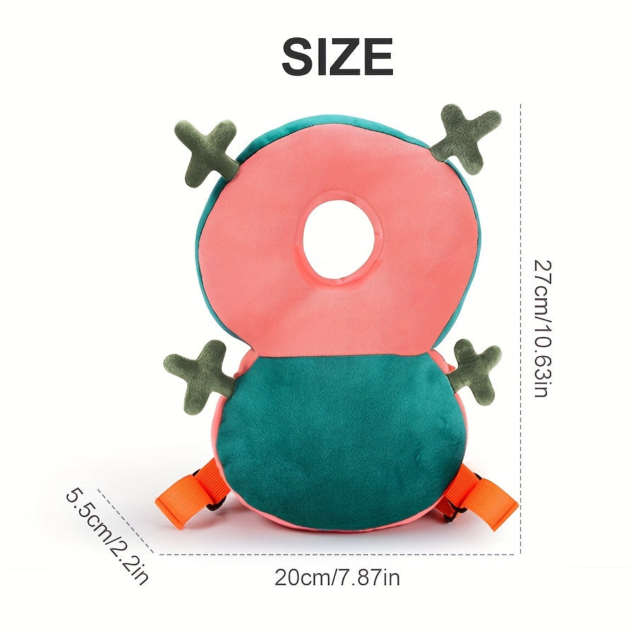 Kichkina xavfsizlik sumkasi, tishlash va yurish uchun bosh va orqa himoya pad bilan, Qizil Yashil